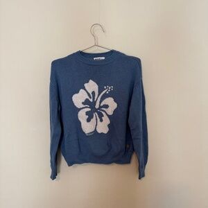 Brownie Hibiscus Sweater